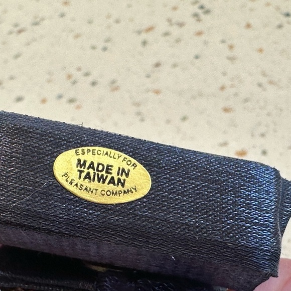 VTG American Girl Doll Elegant Holiday Blue Velvet Faux Fur Trim Top Skirt Purse - Picture 14 of 14